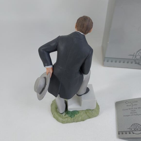 1984 Avon Images Of Hollywood Clark Gable Rhett Butler Porcelain Figurine - Picture 6 of 7